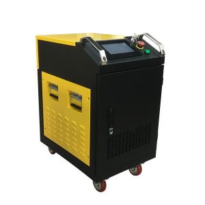 100 W 200 W Fiber lézertisztító festék eltávolításához